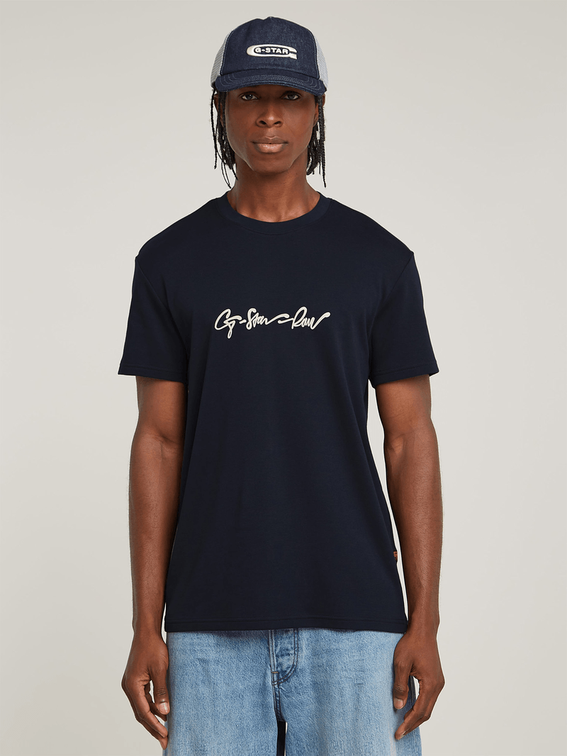 G-Star Raw Mens Salute  G-Script R Tee