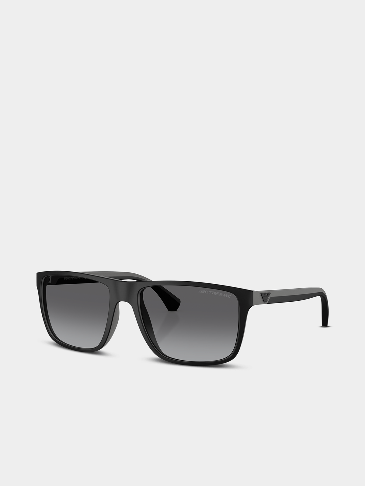 Emporio Armani Mens Gradient Sunglasses In Black & Grey