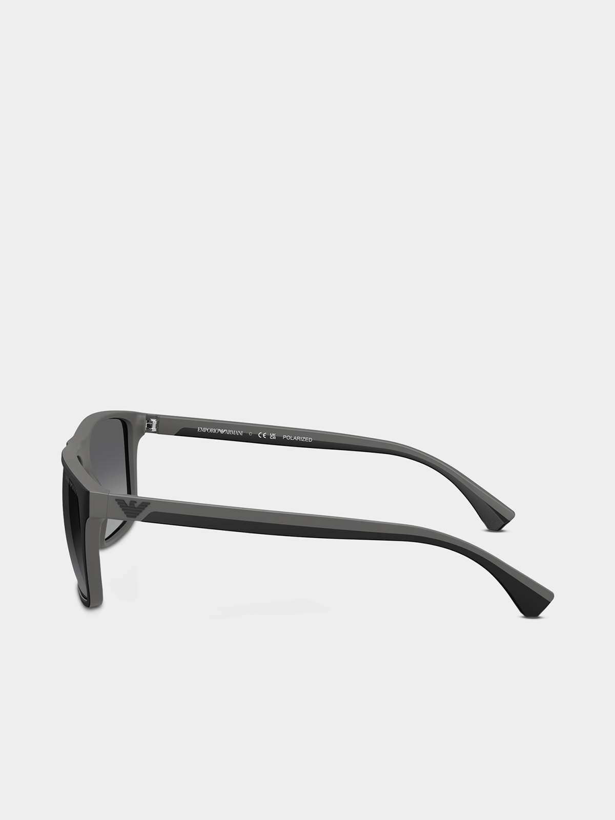 Emporio Armani Mens Gradient Sunglasses In Black & Grey
