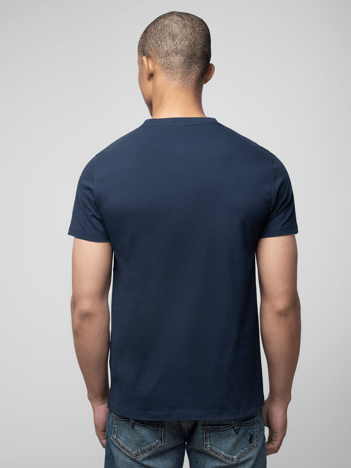 Polo Mens Crew Neck T-Shirt In Navy