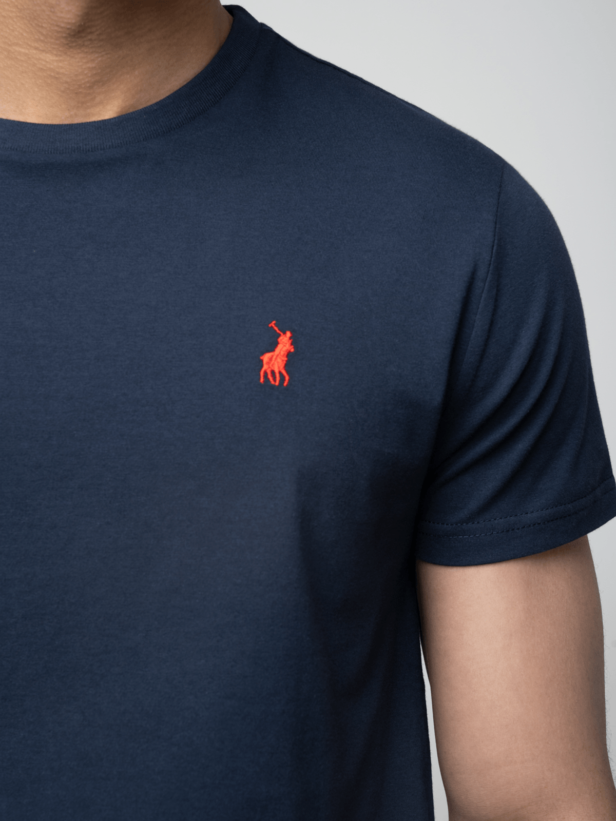 Polo Mens Crew Neck T-Shirt In Navy