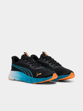 Puma Mens Flexfocus Lite Modern Sneakers In Black/Heat Fire