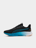 Puma Mens Flexfocus Lite Modern Sneakers In Black/Heat Fire