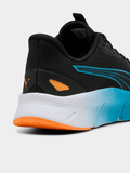 Puma Mens Flexfocus Lite Modern Sneakers In Black/Heat Fire