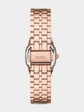 Fossil Womens Harlow Stainless Steel Watch In Rose Gold