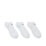 Nike Unisex Kiddies 3 Pack No Show Ankle Socks In White