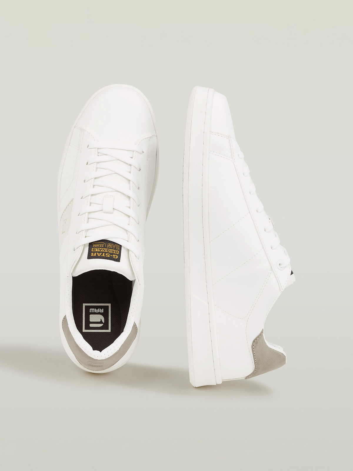 G-Star Raw Recruit Ii Tpu Bsc Mens White And Light Grey