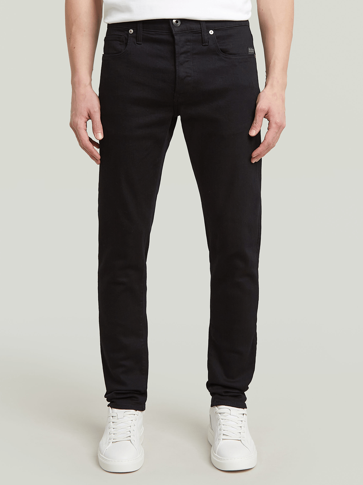 G-Star Raw Mens Slim Jeans In Black