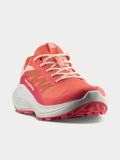 Salomon Womens Alphaglide Shoes In Emberglow/White/Rouge Red