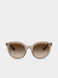 Vogue Womens 50 Sunglasses In Transparent Brown