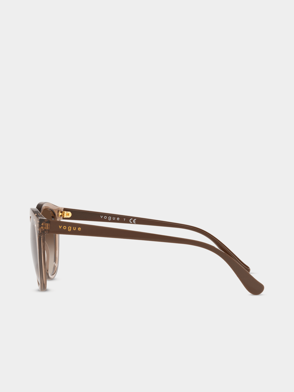 Vogue Womens 50 Sunglasses In Transparent Brown