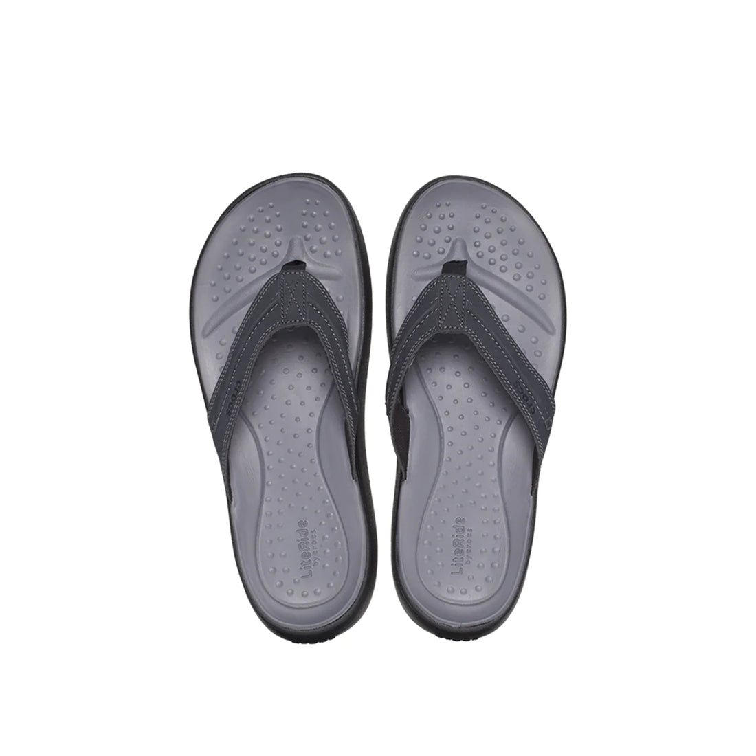 Crocs Mens Yukon Vista II LR Flip Sandals In Black