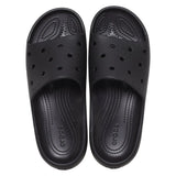 Crocs Unisex Classic V2 Slides In BLACK