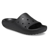 Crocs Unisex Classic V2 Slides In BLACK