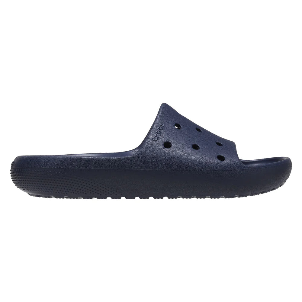 Crocs Unisex Classic V2 Slides Navy
