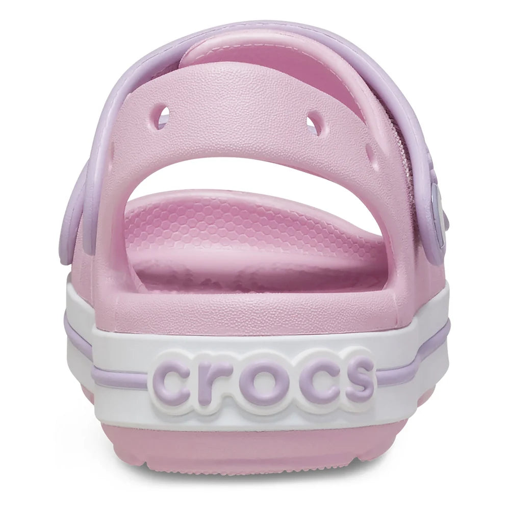 Crocs Girls Crocband Cruiser Sandals In Pink & Purple