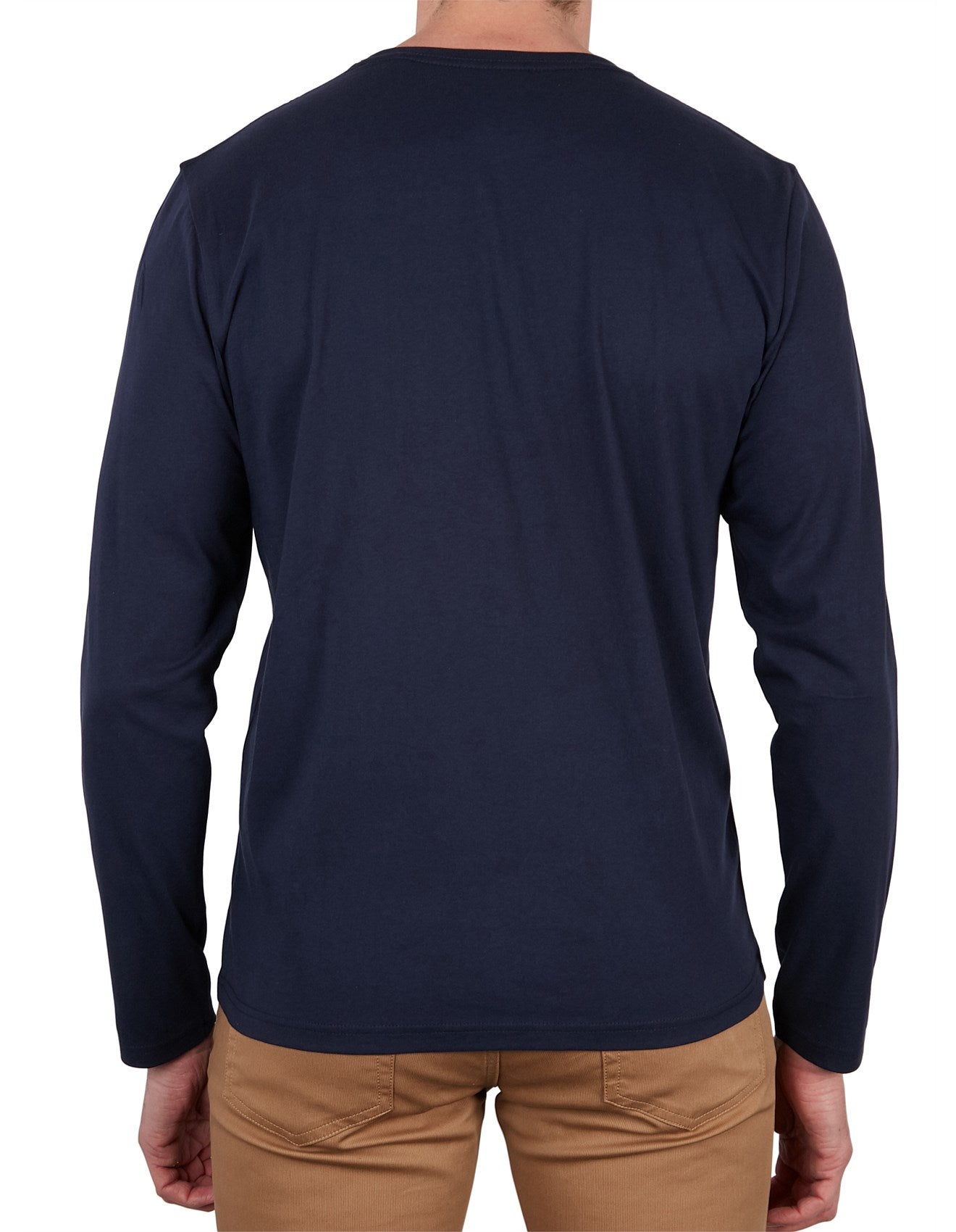 Gant Shield Long Sleeve T-Shirt In Dark Blue