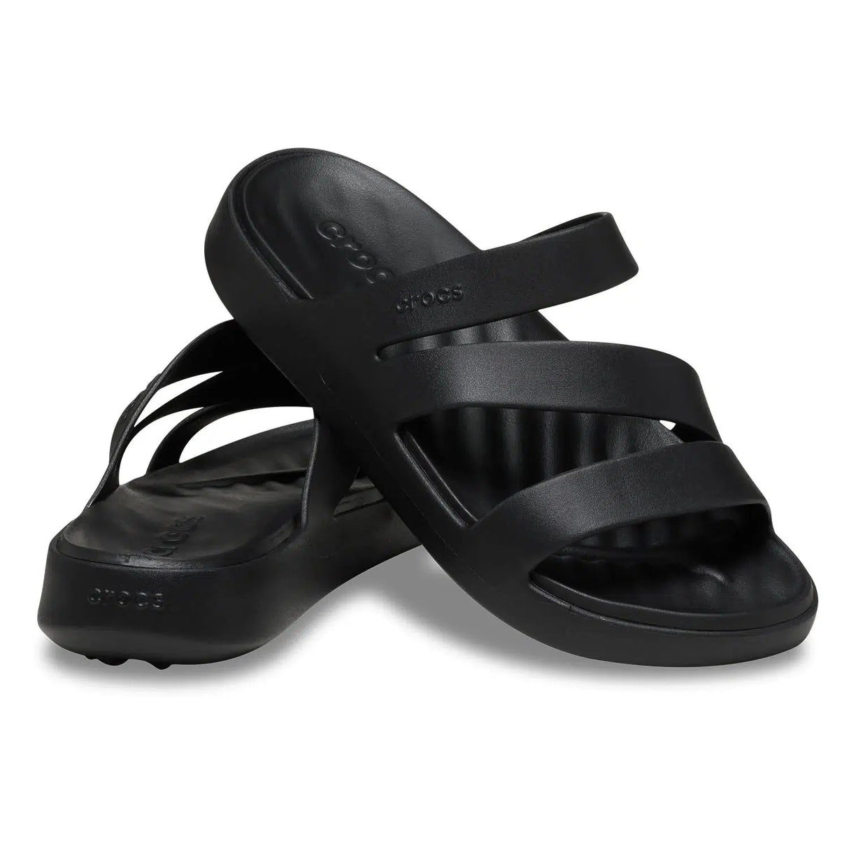 Crocs Womens Getaway Strappy Sandals Black