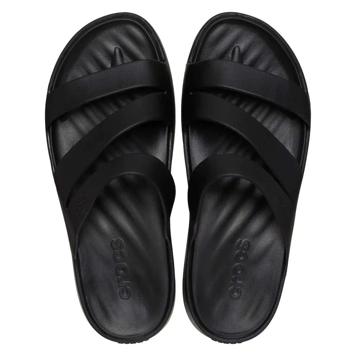 Crocs Womens Getaway Strappy Sandals Black