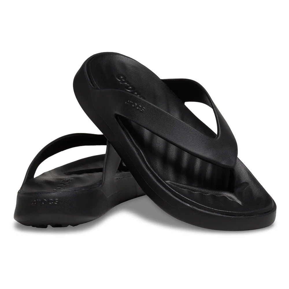 Crocs Womens Getaway Flip Sandals In Black