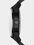 Fossil Mens Pearson Stainless Steel Multi Dial Bracelet Watch In Black