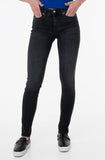 Calvin Klein Women's Black Mid Rise Skinny jeans