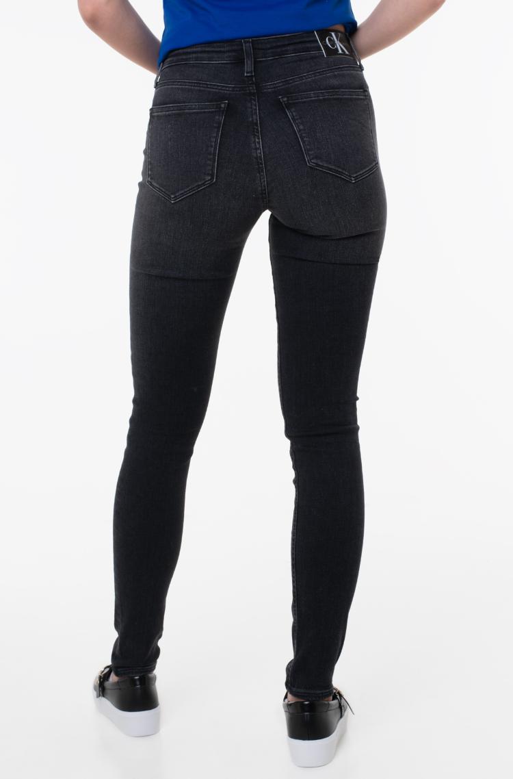 Calvin Klein Women's Black Mid Rise Skinny jeans