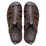 Crocs Mens Yukom Fisherman Sandals In Chocolate