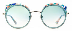 Etnia Barcelona Spiga Sunglasses For Women In Turquoise