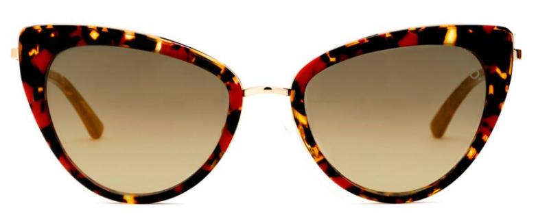 Etnia Barcelona Amelia Sunglasses For Women In Black & Red