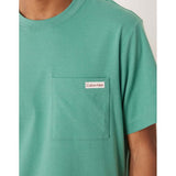 Calvin Klein Mens Easy Pocket T-Shirt In Green