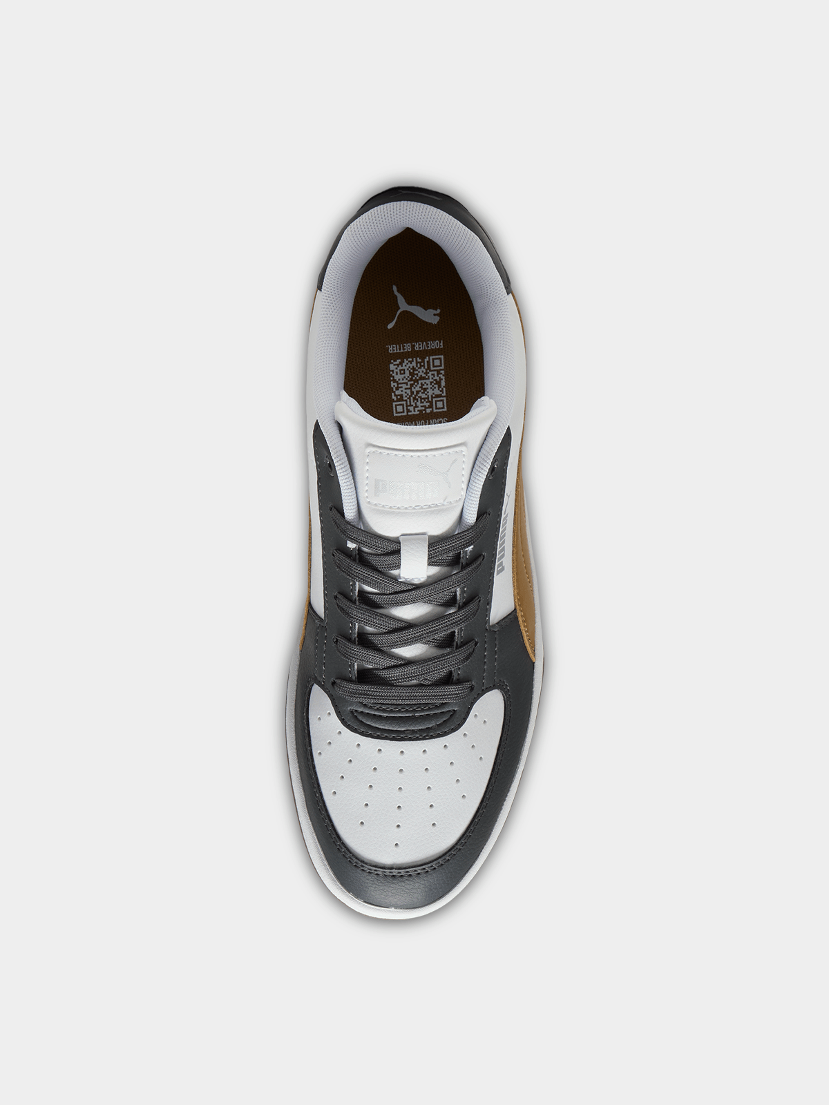 Puma Unisex Caven 2.0 Shoes In White & Grey