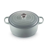 S Round Casserole /Oven 28Cm Ss Knob Seasalt