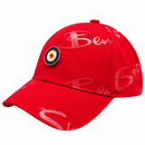 Ben Sherman Mens George Plastisol Cap In Red