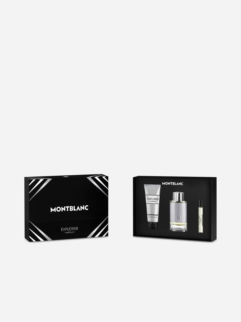 Mont Blanc Explorer Platinum Gift Set For Men