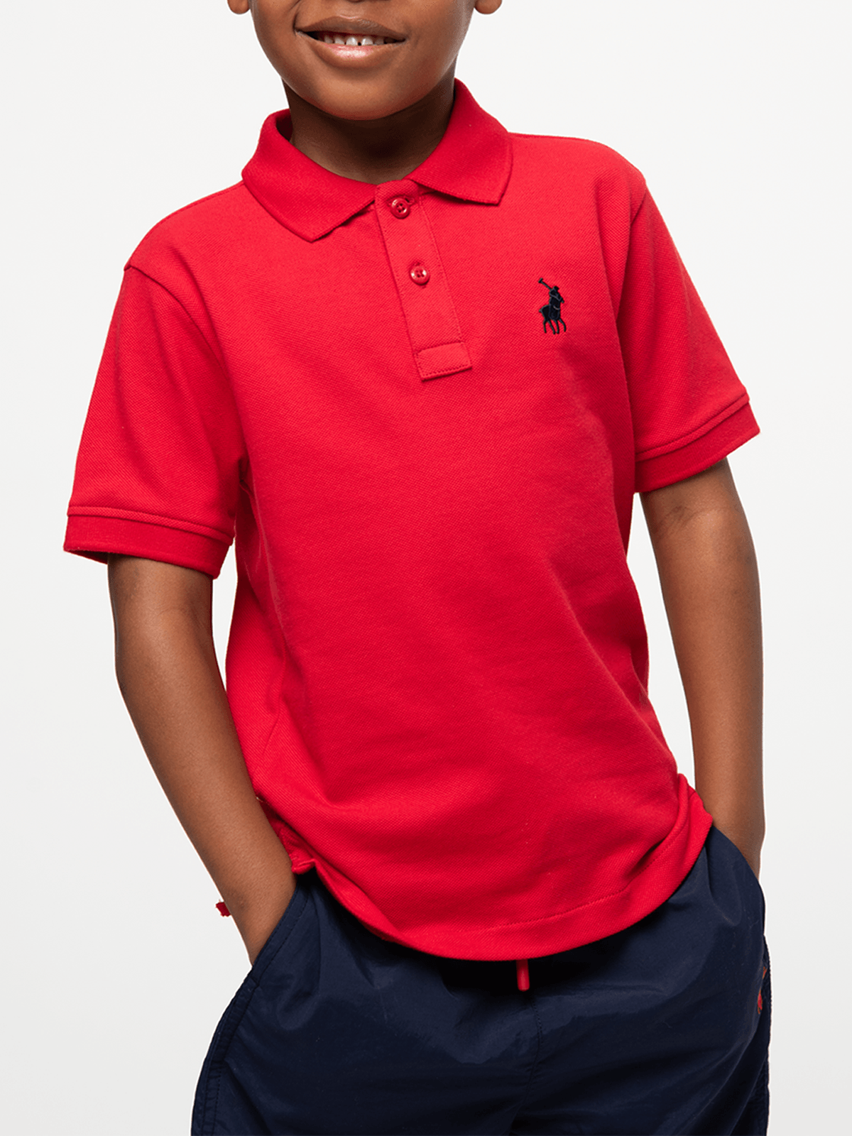 Polo Boys Austin Golfer In Red