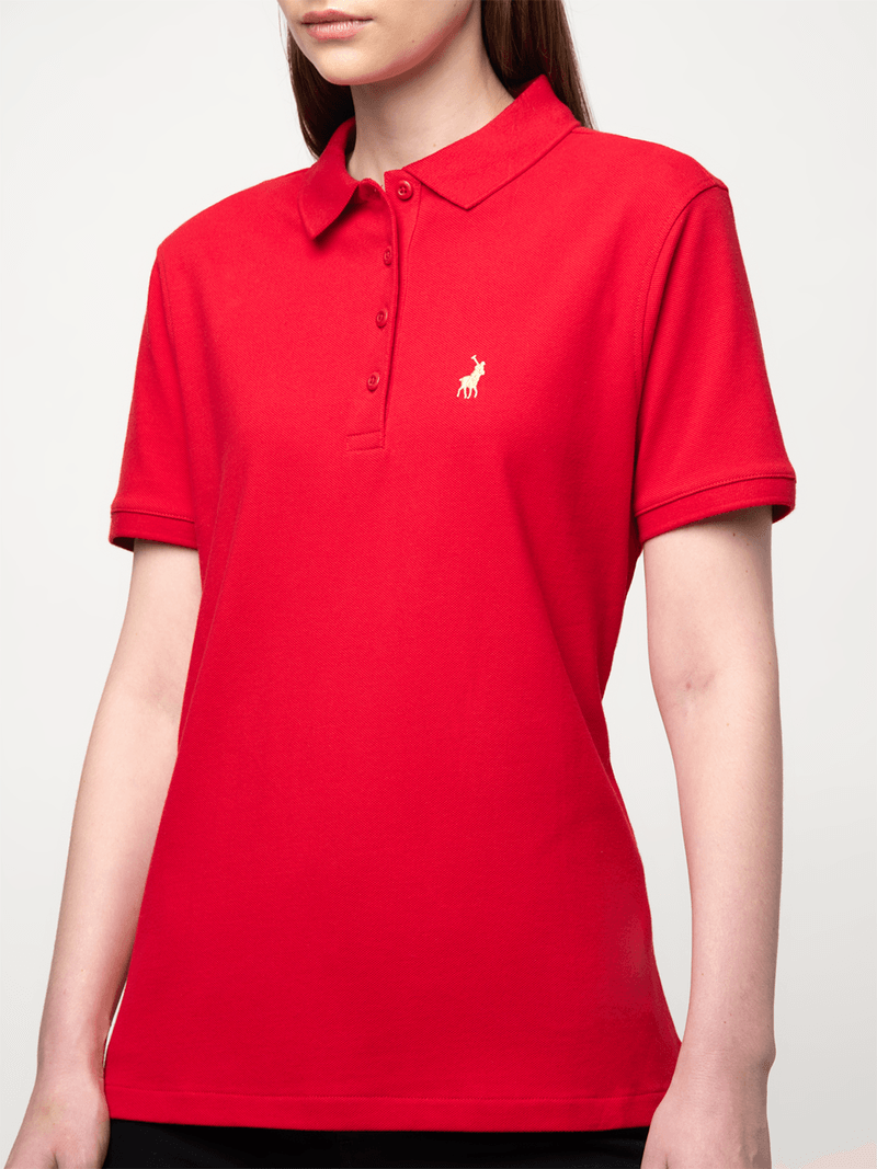 Polo Womens Red Margot  Short Sleeve Golfer
