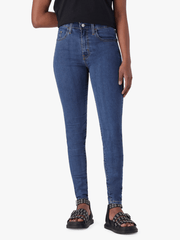 Levis Womens High Rise Tenacious Skinny Jeans In Blue