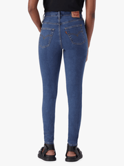 Levis Womens High Rise Tenacious Skinny Jeans In Blue