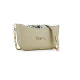 Fenn Gold Chain Handle Tote Bag In Stone