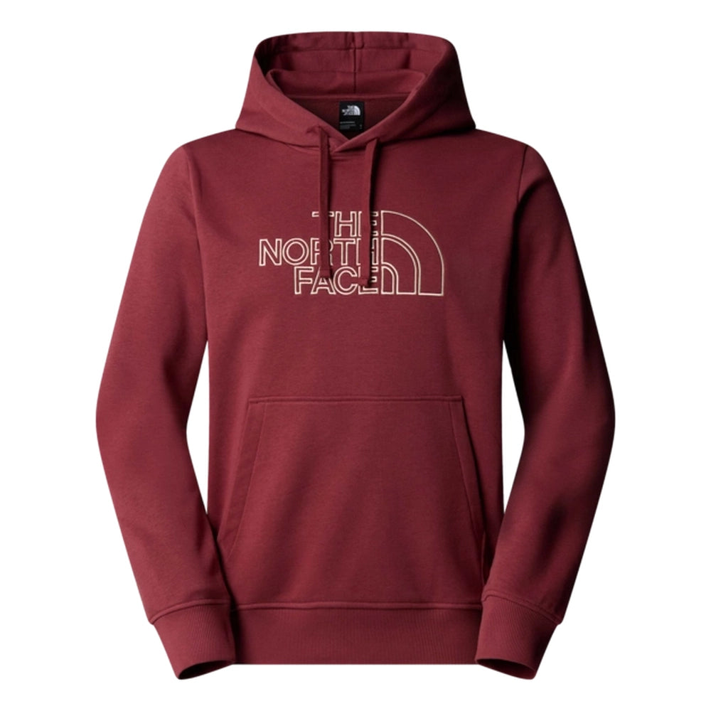 The North Face Mens Crew Peak Light Hoodie In Sumac Gravel