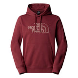 The North Face Mens Crew Peak Light Hoodie In Sumac Gravel