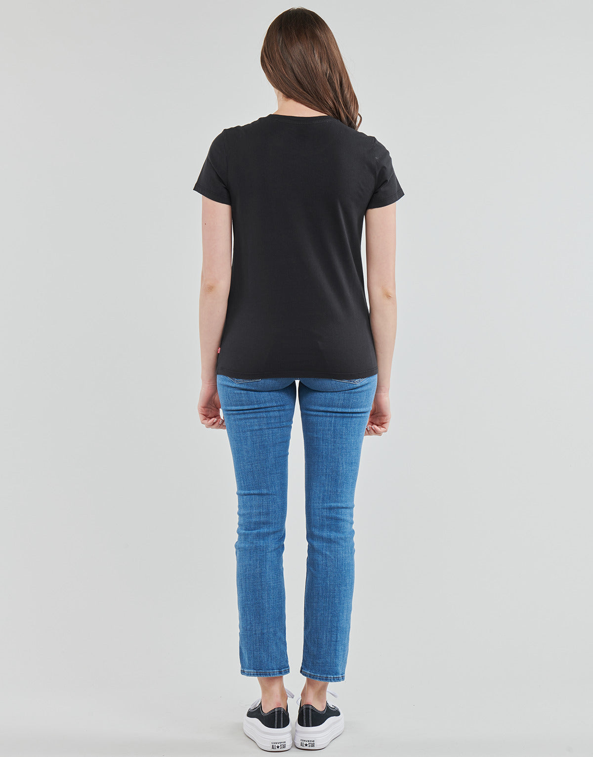 Levis Womens The PerfectS Seasonal Poster Logo T-shirt In Black