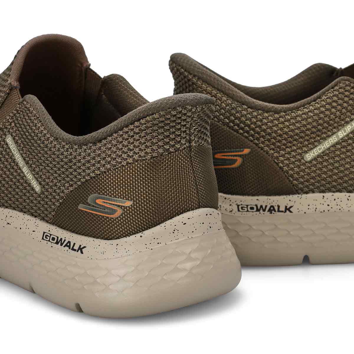 Skechers Mens Go Walk Flex Shoes In Khaki
