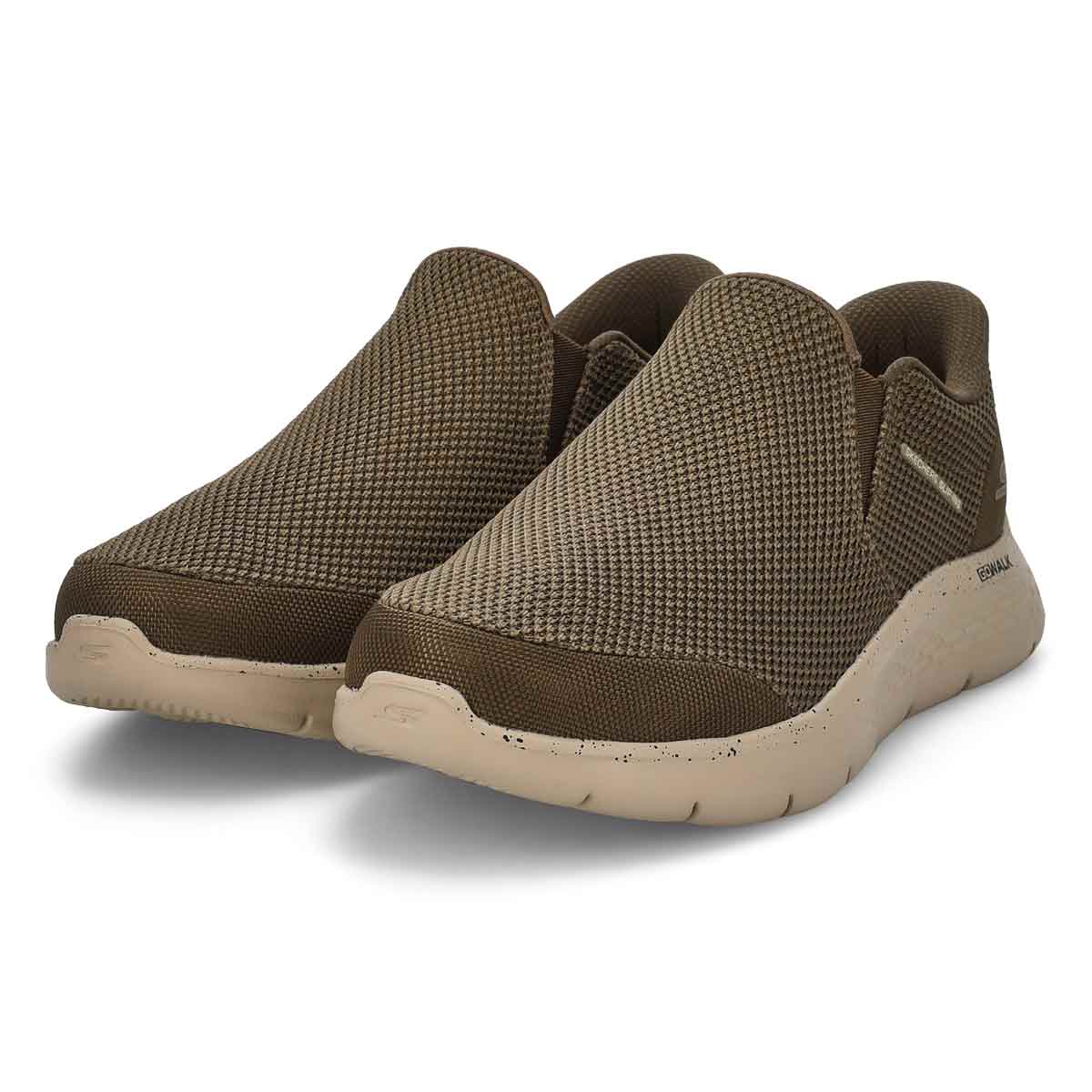 Skechers Mens Go Walk Flex Shoes In Khaki