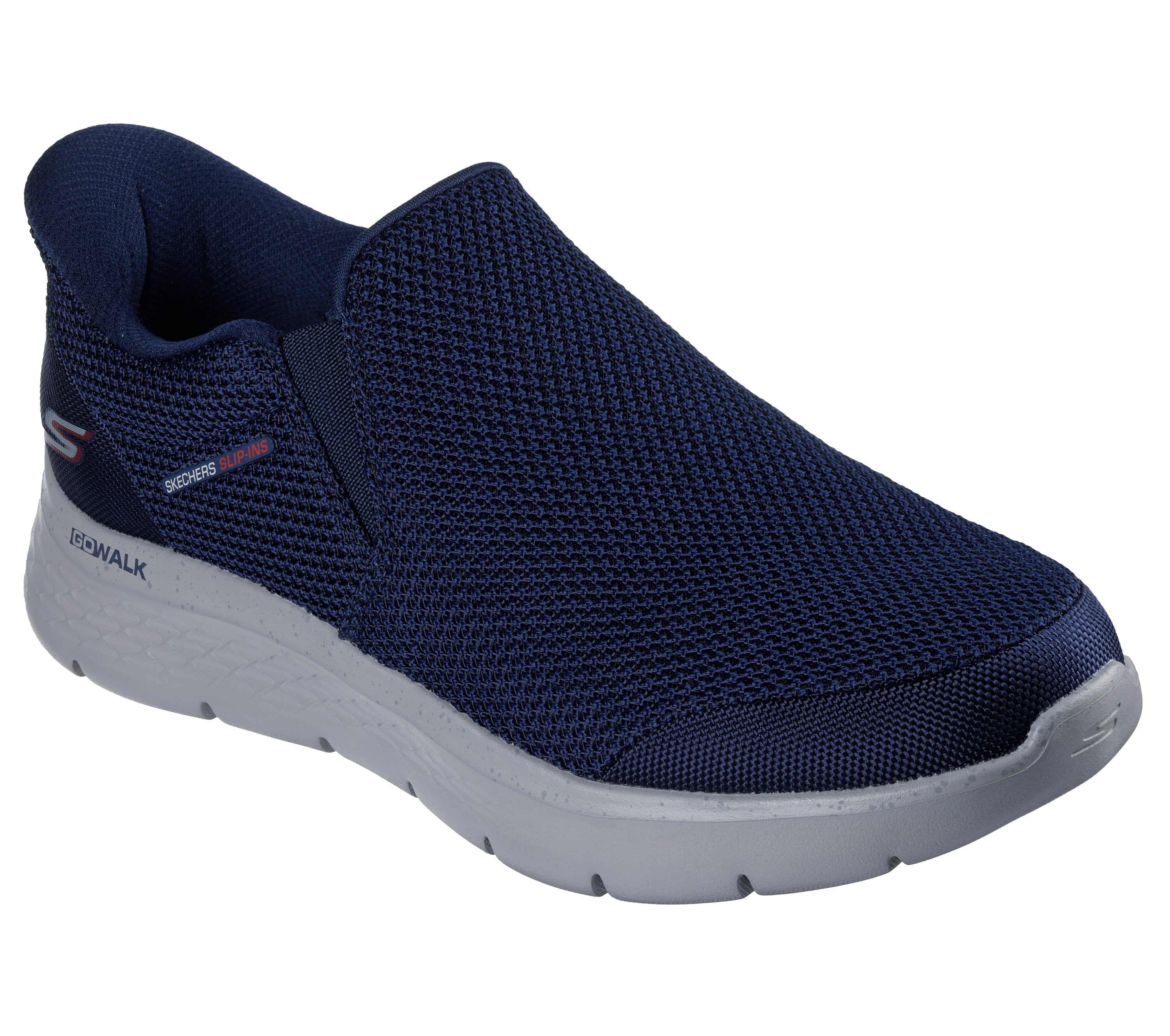 Skechers Mens Go Walk Flex Shoes In Navy
