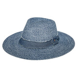 Urban Supply Unisex Adults Azure Fedora Hat In Navy/White