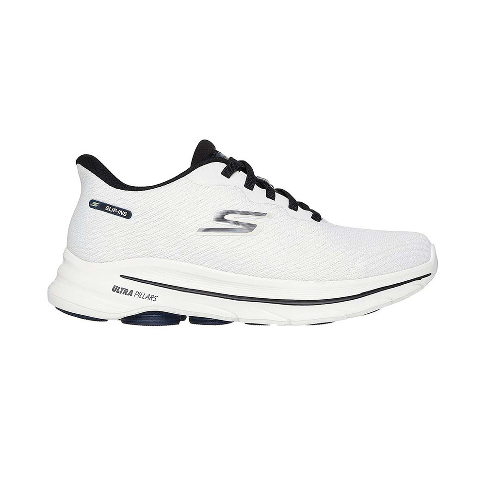 Skechers Mens White Go Walk 8 Slip-In Shoes