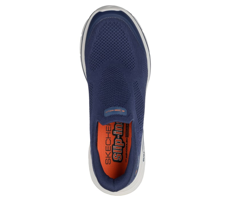 Skechers Mens Navy Go Walk 8 Slip-On Shoes