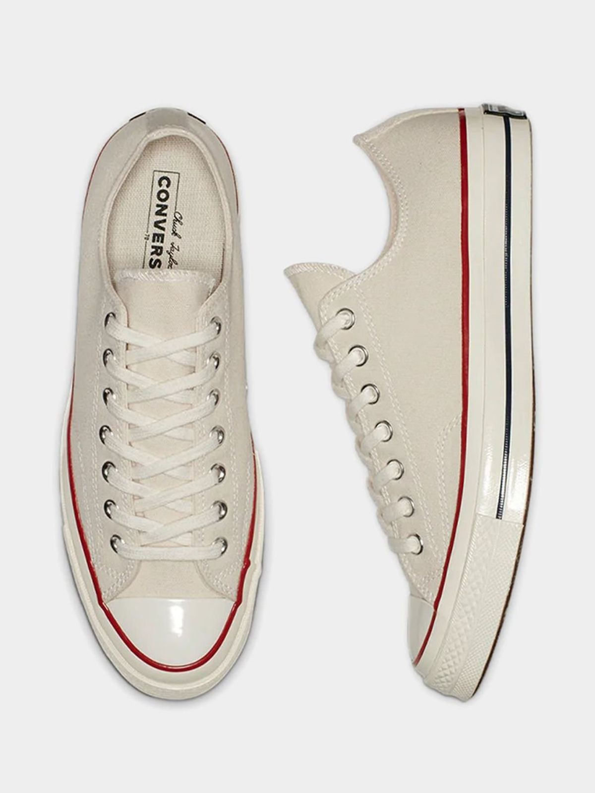 Converse Unisex Chuck 70 Low Shoes In Parchmen
